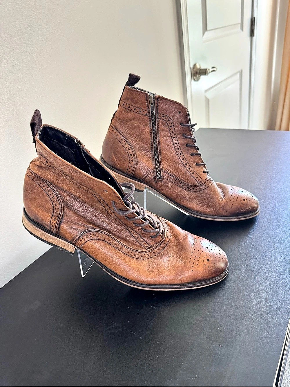 Men's Brown Brogue Boots US 11